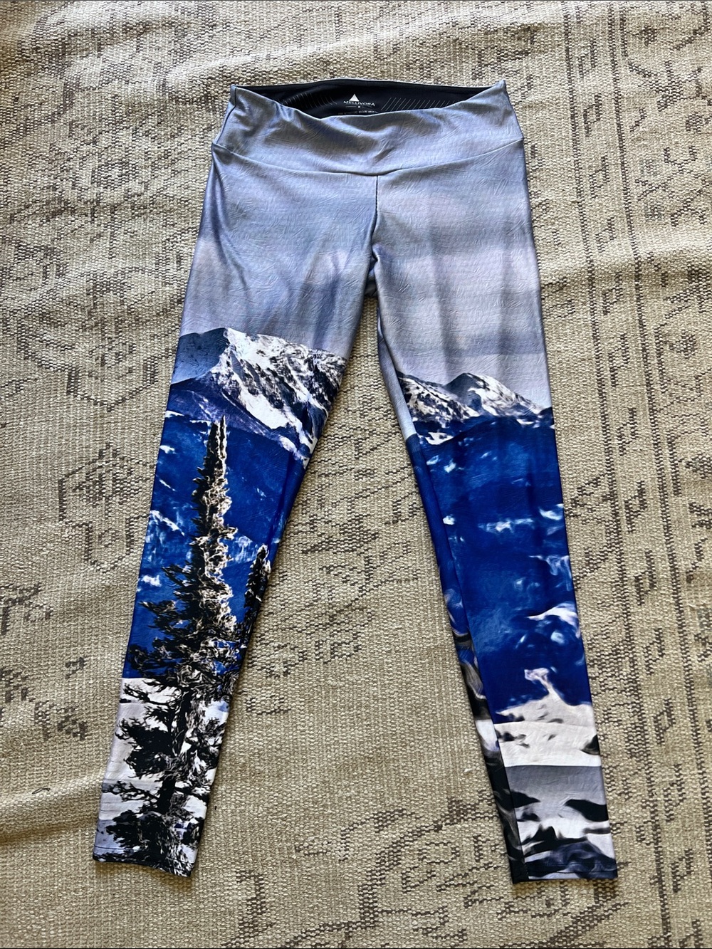 Adidas Women’s Blue Mountain Print Leggings